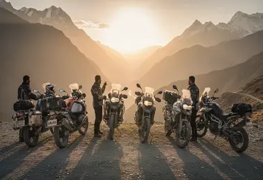 Adventure motorcycle for longer Himalayan routes