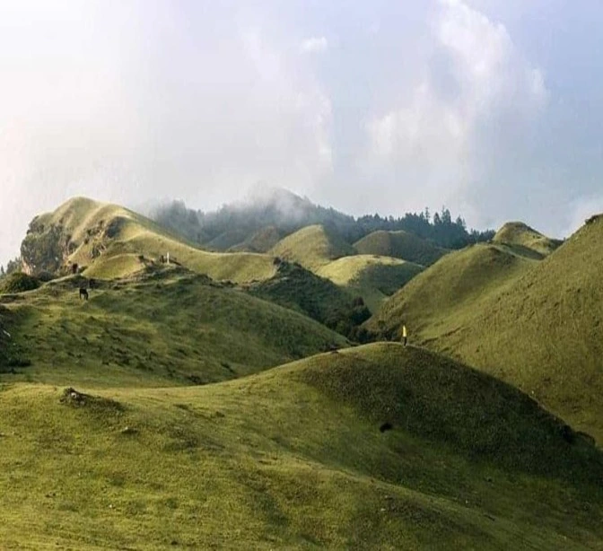 Solang Valley mountain landscape near Manali