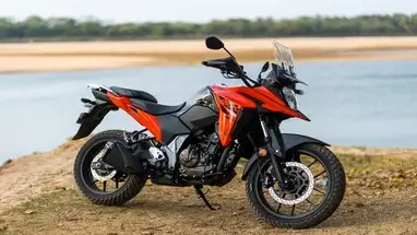 Suzuki V-Strom SX touring bike available for rent in Manali